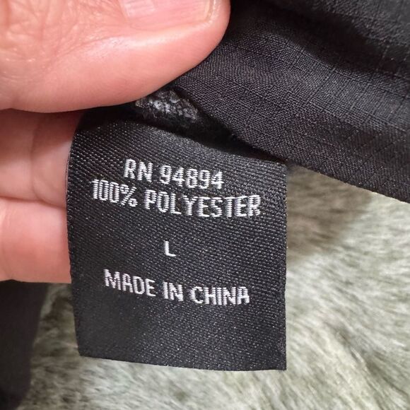 Hooey Mens Performance Tech Black Fleece Full Zip Jacket Size L - Picture 2 of 14